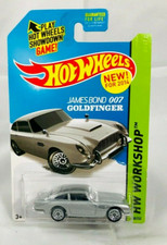 James Bond HOTWHEELS ASTON MARTIN DB5 GOLDFINGER 1963 WORKSHOP 1:64