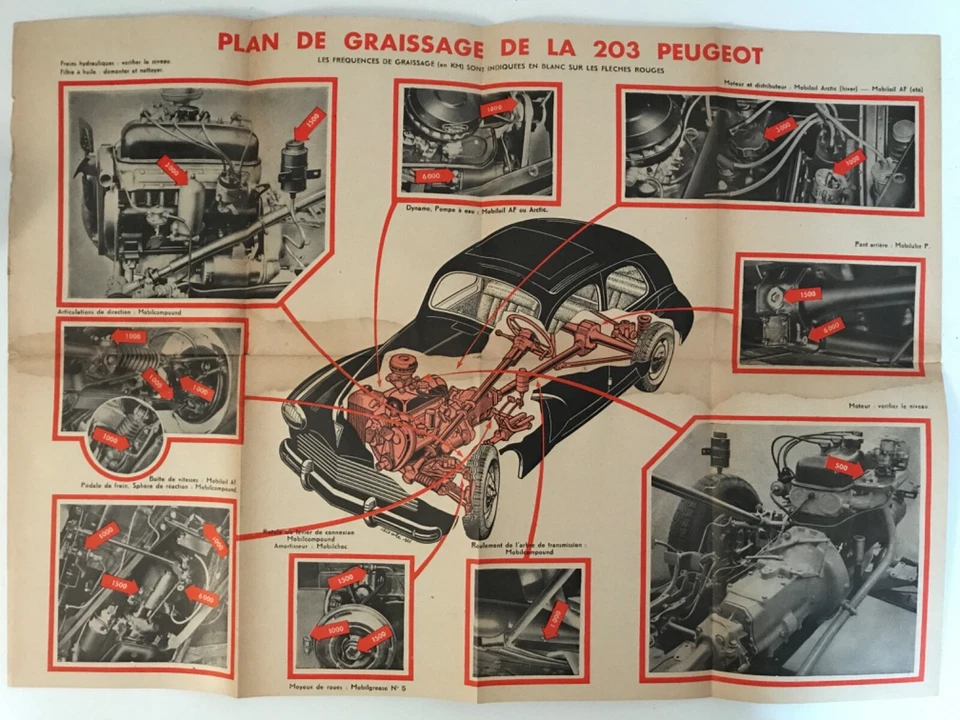 collection votre voiture revue technique peugeot 203 5ieme edition - Photo 3/3