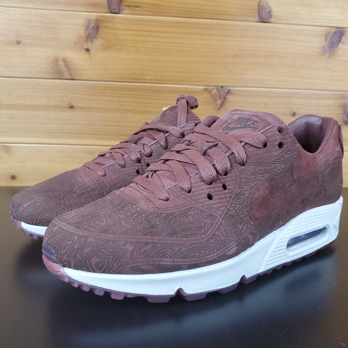 Nike Air Max 90 QS Laser Men Shoes Dark Pony Light Bone DH4689-200