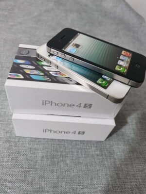 Apple iPhone 4 4S 8 16 32 64GB iOS 6 7 9 Unlocked 3G good