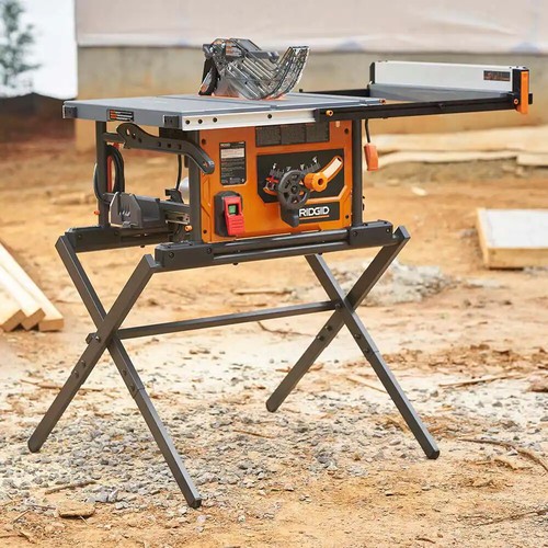 RIDGID Table Saw 10 inch Portable 