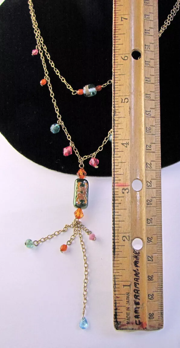 Baked beads best sale necklace