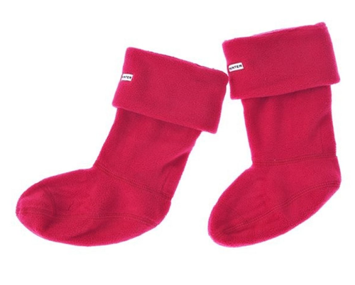 Hunter Girls Red Welly Boot Sock Sz XXS 