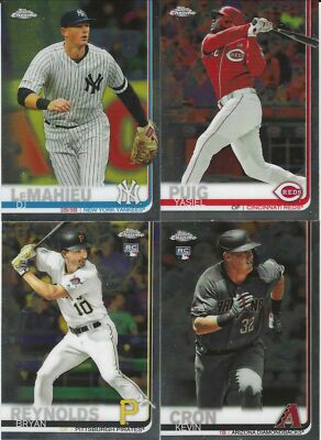 2019 TOPPS CHROME UPDATE - Pick & Choose - Fill Ur Set! - Buy 1, Get 5 Free