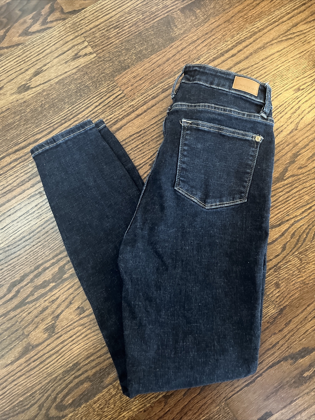 Judy Blue Skinny Fit Jeans Dark Wash Blue Denim Womens Jeans 28 Inseam 27