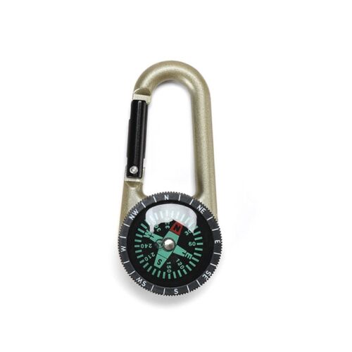 Charm Sturdy Keychain Jewelry Micro Compass Christmas Gift Distinguish Direction - Afbeelding 1 van 8