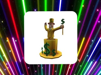 R0BLOX Toy Code - Mr. Bling Bling Hat | With Special Effect (Rare Item)