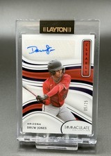 2023 DRUW JONES IMMACULATE COLLECTION CLEARLY PROSPECT AUTO # 05/25