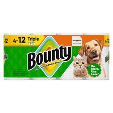 Bounty Full Sheet Paper Towels - 4 Triple Rol...