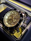 🔥🔥Invicta Coalition Forces Night Hawk Men's Watch - 52mm, Gold, Steel🔥🔥