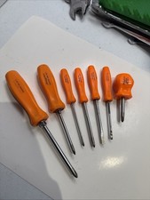 Snap-on Tools 7pc Screwdriver Set With Orange Hard Handles Snap On Sdd Snap-on Tools 7pc Screwdriver Set With Orange Hard Handles Snap On Sdd