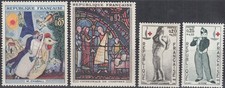 FRANCE 1963 Yvert 1398, 1399, 1400, 1401 Neuf ** (ref#24296)