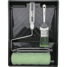 Harris Shed & Fence Roller Set 9" Complete Decking Paint Kit Woodwork Brush Tray