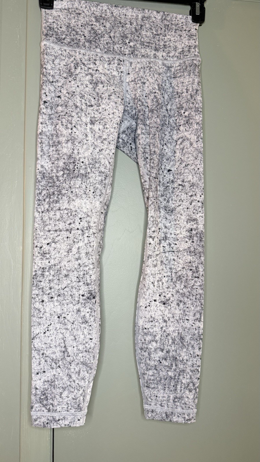 Lululemon Leggings Womens 6 Gray Speckled High Rise Yoga Pants