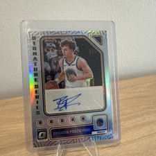 2023-24 Panini Donruss Optic Signature Series Brandin Podziemski Rookie Auto RC