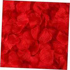 1000 Pcs Artificial Fake Rose Petals,Flower Petals for Romantic 1000Pcs Red
