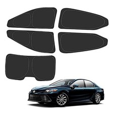 Rear   Side Window Sun Shade for Silver  Black-Fit 2018-2024 Toyota Camry