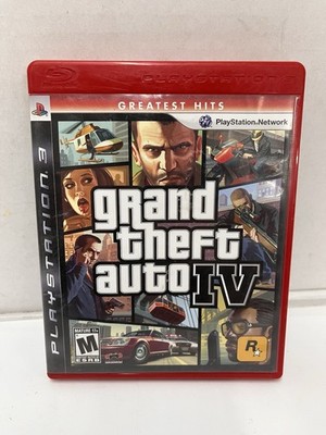 Grand Theft Auto IV GTA 4 PS3 PlayStation 3 Greatest Hits Complete CIB with Map!