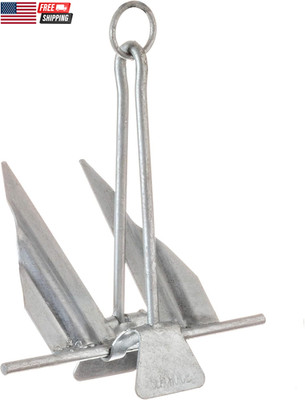 Utility Anchor with Slip Ring Shank   Hot-Dipped Galvanized Steel or PVC Coated