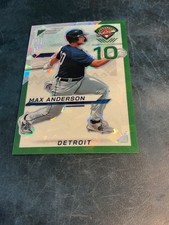 Max Anderson Prizm Holo Green Ice 2025 Panini Prospect Edition 135/149