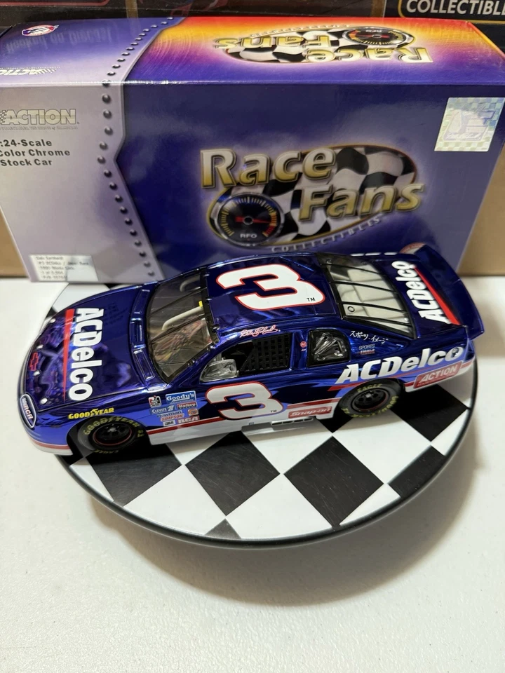 Dale Earnhardt COLOR CHROME #3 ACDelco JAPAN RACE 1996 1/24 NASCAR Diecast - Image 2 of 4
