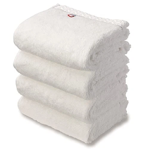 Imabari Towels Face Towels Imabari 100% Cotton Set of 4 Super Thick Premium High