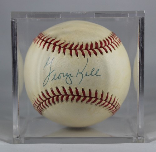 Signed Baseball ~George Kell~ Autograph Detroit Tigers *HoF* ~ PSA/DNA Authentic