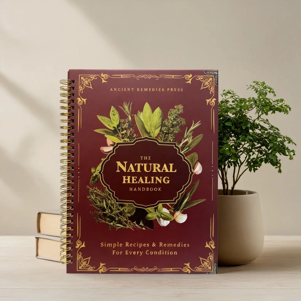 The Natural Healing Handbook, Spiral-Bound Guide for Herbal Remedies and Natural - image 3 of 4