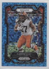 2023 Panini Prizm No Huddle Blue Prizm 46/95 Kareem Hunt #67 00y3
