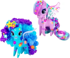 DECORA GIRLZ Decora Ponyz Selene’s Cosmic Curls & Sweetie’s Candy Charm 2-Pack