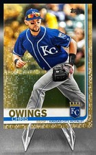 2019 Topps Chris Owings #548 Gold 827/2019 Royals