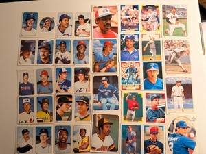 40 Vintage Baseball Card Stickers Lot (1980s) – MLB Stars, Hall of Famers