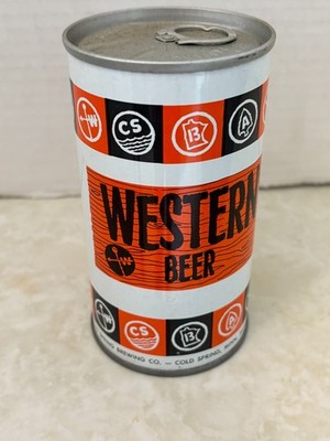 Vintage Western Beer Empty Beer Can /B5