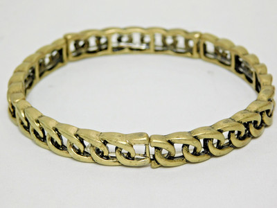 Beautiful Lia Sophia ''INTERLINK'' Stretch Bracelet, Hematite, NWOT