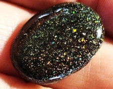 FAIRY BOULDER  OPAL  11cts  - LOVELY  PINFIRE COLOUR   -  AAopalsDS26