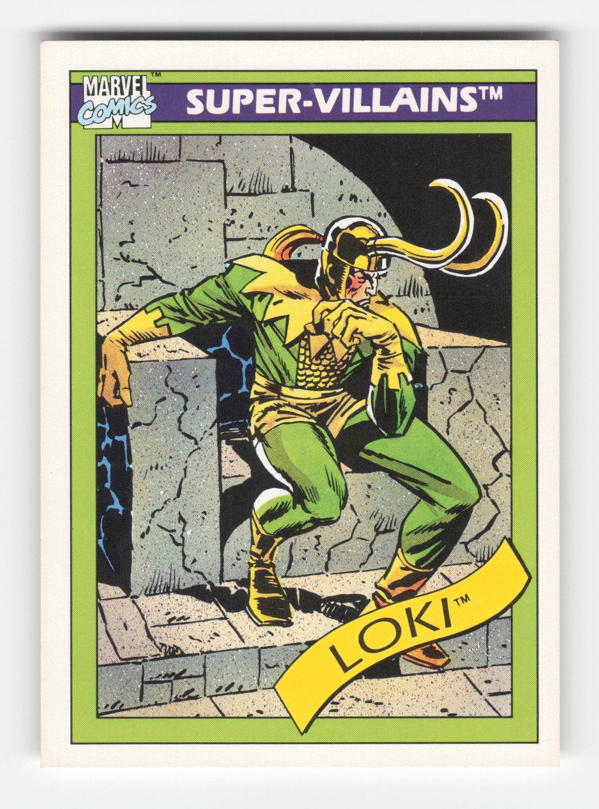 1990 Impel Marvel Universe #54 Loki Near Mint or Better