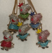 Cute Peppa Pig necklaces/Sold Separate
