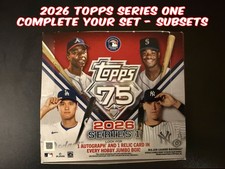 2026 Topps Series 1 Complete Your Set - Subsets