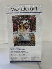 Caron WonderArt Latch Hook Kit Garden Gate 426243 New