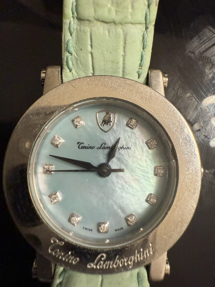 NUEVO Reloj Tonino Lamborghini Damas, Correa Cuero, Caja, Folleto, Certificación Foto 2 de 3