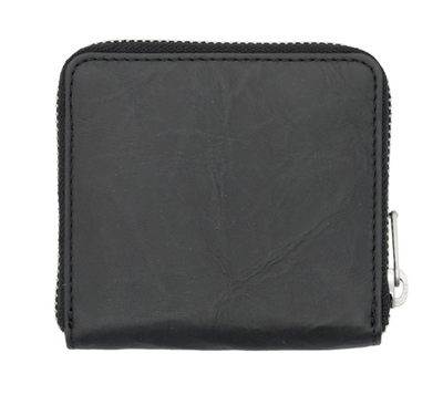 adidas Y-3 Crinkle Leather Wallet Unisex Lifestyle Casual Coin