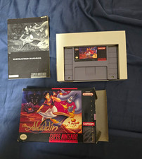 Capcom Disney's Aladdin SNES CIB w/ Box Manual NTSC-U/C (US/Canada)