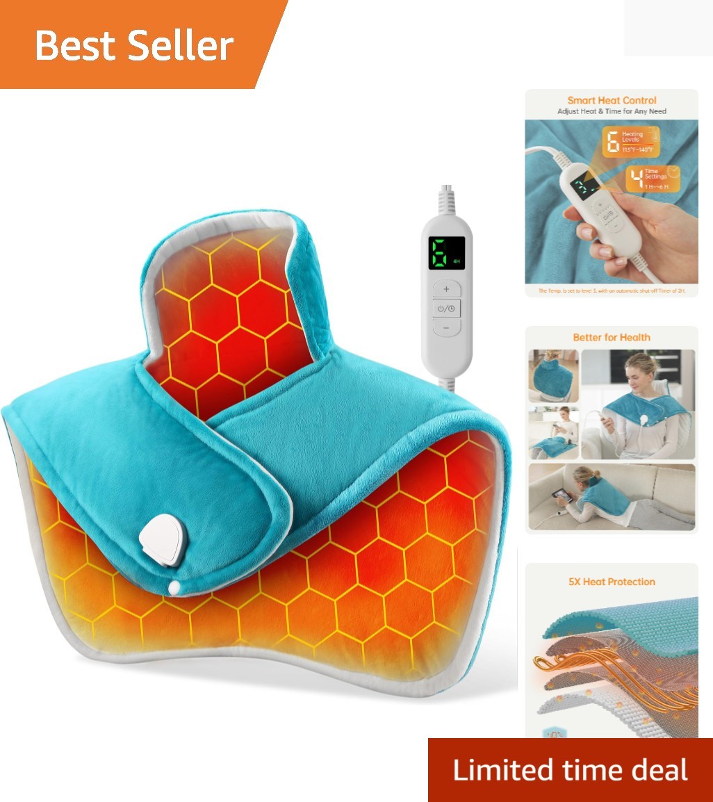 With 4 Timers For Neck, Shoulders, And Back Relief