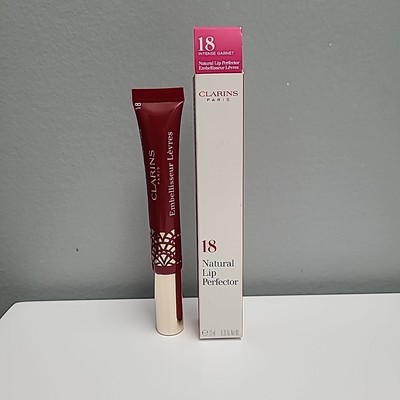 NIB CLARINS Lip Perfector 18 Intense Garnet 12ml 0.35oz