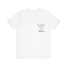 Unisex Aloha Shaka Hawaiian Hawaii Hang Loose Surfer Surfing Hand Sign T-Shirt