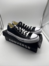 Converse Chuck Taylor All Star OX Unisex M5/W7 Black Low Top Casual Shoes M9166