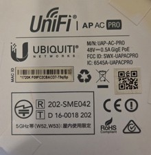 Ubiquiti UniFi AP AC Pro   UAP-AC-PRO   Tested  Working