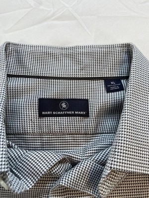 Brooks Brothers Regent Dress Shirt Mens XL Blue /Green Checkered 100% Cotton