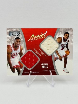 2004-05 Topps Luxury Box - Assist Relics Luol Deng, Ben Gordon #AS-GD /350 (MEM,