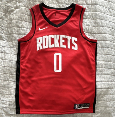Nike NBA Houston Rockets Russell Westbrook #0 Swingman Jersey Size L Red